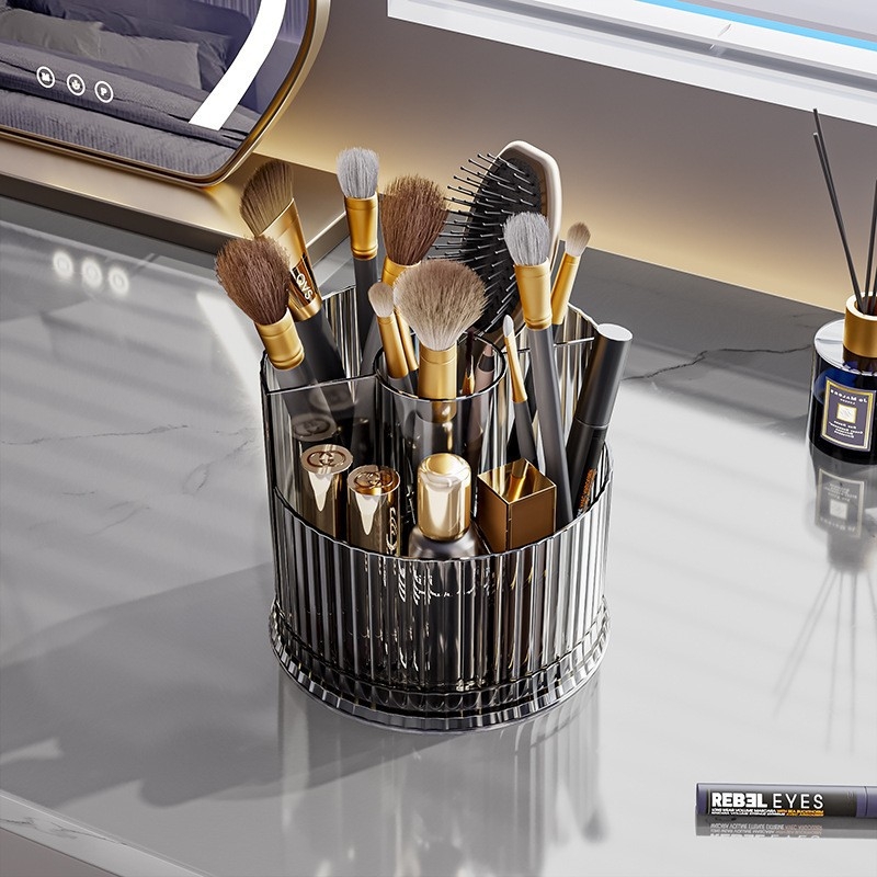 Pöörlev kosmeetikatoodete hoiukarp Advanced Sense lauaarvuti hoiuriiul suure mahutavusega parfüümide nahahoolduseks läbipaistev hoiukarp