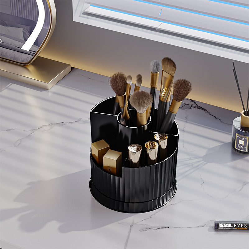 Pöörlev kosmeetikatoodete hoiukarp Advanced Sense lauaarvuti hoiuriiul suure mahutavusega parfüümide nahahoolduseks läbipaistev hoiukarp