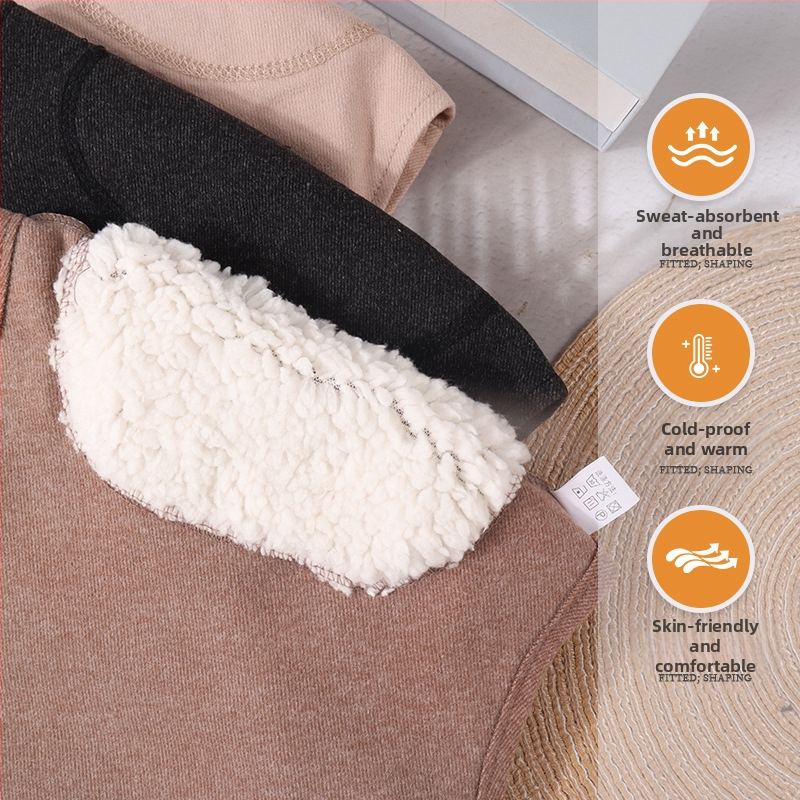 Derong Самозагряваща се жилетка за бременни майки, спяща на шийния отдел на гръбначния стълб, устойчива на студ, за средна и по-възрастни хора, топъл шал, скрити подложки за рамене след раждане