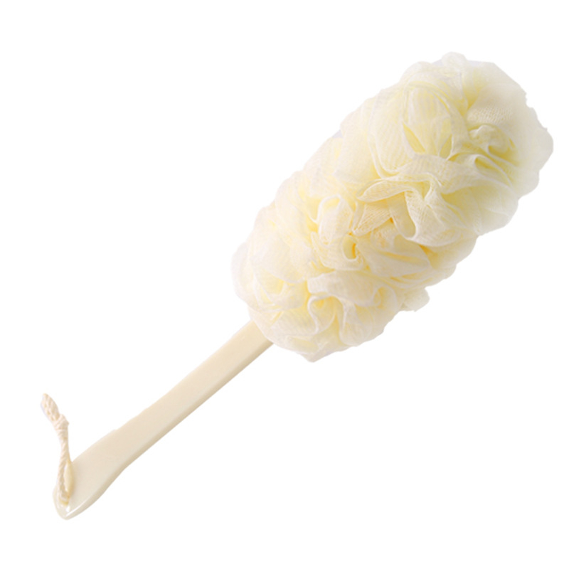 ♤ Vannipall vahutav vannipall pika käepidemega seljahõõrumisega vannirätiku massaaži vahutav võrk suur vann