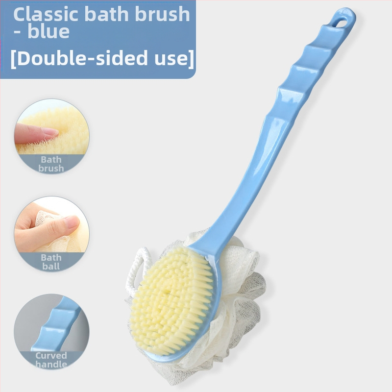 ♤ Vannipall vahutav vannipall pika käepidemega seljahõõrumisega vannirätiku massaaži vahutav võrk suur vann