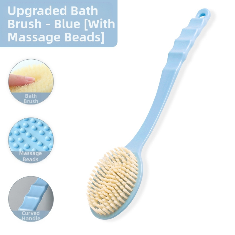 ♤ Vannipall vahutav vannipall pika käepidemega seljahõõrumisega vannirätiku massaaži vahutav võrk suur vann