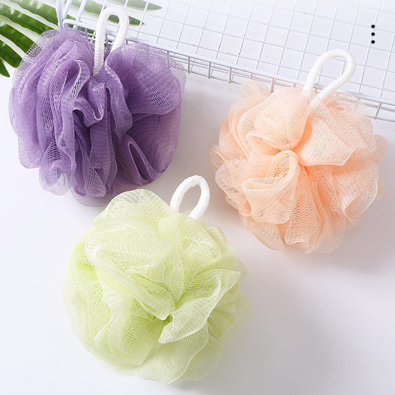 ♤ Vannipall vahutav vannipall pika käepidemega seljahõõrumisega vannirätiku massaaži vahutav võrk suur vann