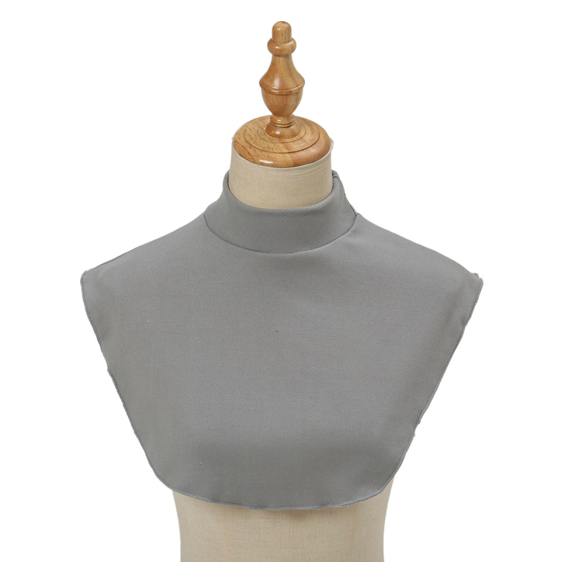 Piiriülene kuummüük sügiseks ja talveks, kõigile sobiva sametist kõrge kaelusega naiste võltskraega pullover-sall, kõigile sobiva külmakindla kraega naistele