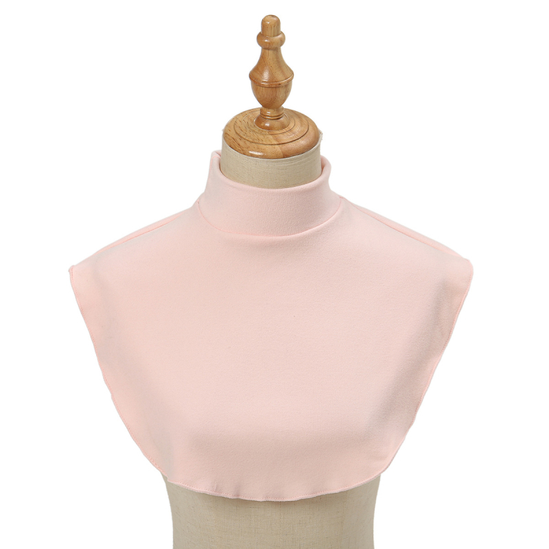 Piiriülene kuummüük sügiseks ja talveks, kõigile sobiva sametist kõrge kaelusega naiste võltskraega pullover-sall, kõigile sobiva külmakindla kraega naistele