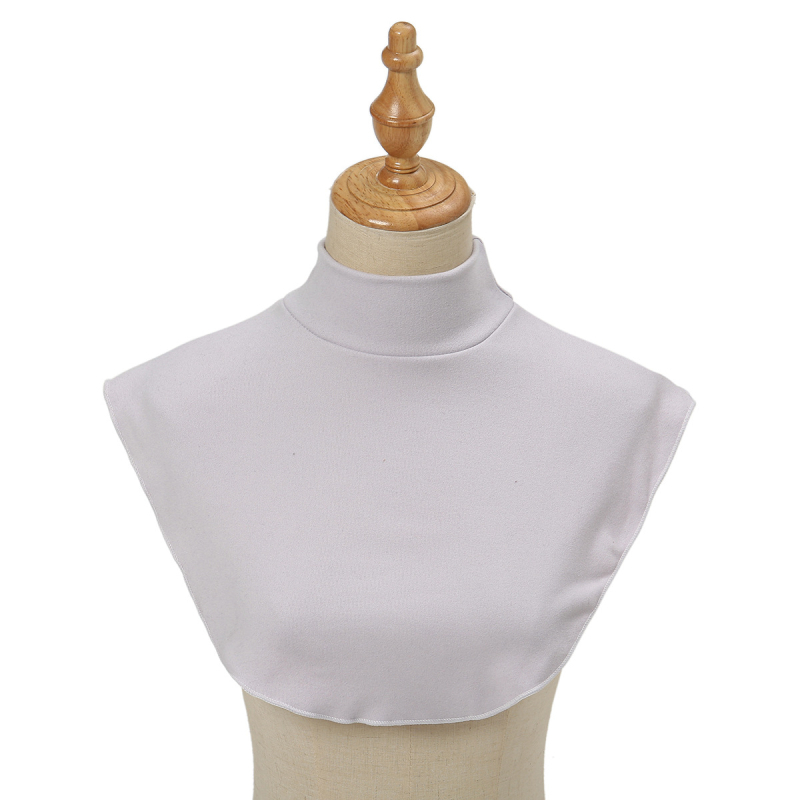 Piiriülene kuummüük sügiseks ja talveks, kõigile sobiva sametist kõrge kaelusega naiste võltskraega pullover-sall, kõigile sobiva külmakindla kraega naistele