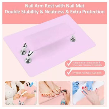 Piiriülene tarne Euroopa stiilis suur käepadi käepadja kronstein jalaping mugavad küünekunsti tööriistad valgusteraapia lamp küünekunsti käepadja ülikond