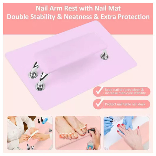 Piiriülene tarne Euroopa stiilis suur käepadi käepadja kronstein jalaping mugavad küünekunsti tööriistad valgusteraapia lamp küünekunsti käepadja ülikond