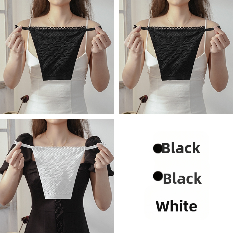 [1/2/3 tükki] kahekihiline pitsist rinnakaitse, ühes tükis kaitsev jooksmiseks mõeldud kaitse.