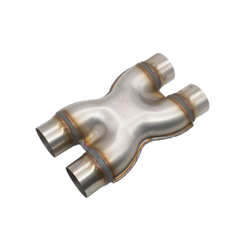 Automobiļa 409 nerūsējošā tērauda izplūdes caurule, modificēta Y veida trīsceļu H X veida četrceļu savienojošā caurule 51 57 63 76 mm