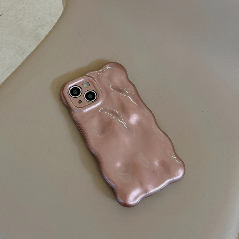 За iPhone 16pro Max Apple 15 калъф за мобилен телефон, нов галванизиран балонен корпус 14/13, високо ниво на индивидуалност