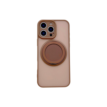 Кейс за мобилен телефон Iphone 17, нов матов, с магнитна стойка 360°, подходящ за Apple 16 Promax.
