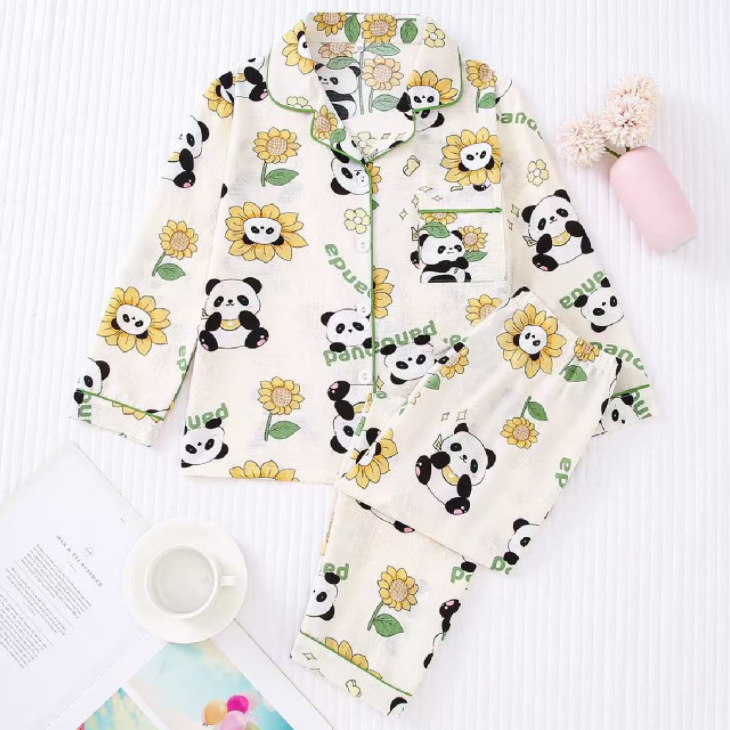 Tehase väljamüük Pilvepuuvillast pidžaama Naiste sügisene pikkade varrukatega ülikond Shake Voice Live Little Red Riding Book Explosions Home Wear