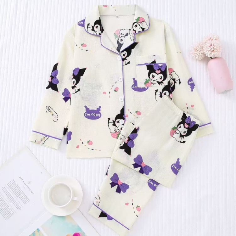 Tehase väljamüük Pilvepuuvillast pidžaama Naiste sügisene pikkade varrukatega ülikond Shake Voice Live Little Red Riding Book Explosions Home Wear