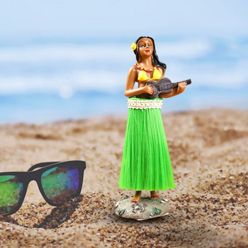 Nutikad Aafrika kitarrid käes Tantsiv tüdruk Hulatüdruk Kaunistused Käsitöö Autokaunistused