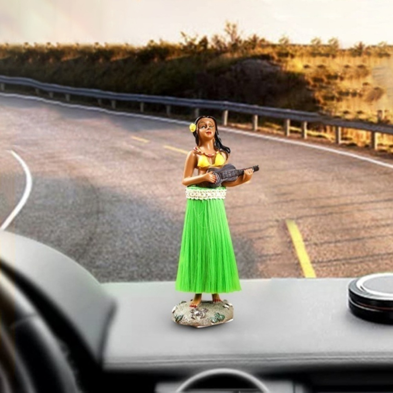 Nutikad Aafrika kitarrid käes Tantsiv tüdruk Hulatüdruk Kaunistused Käsitöö Autokaunistused