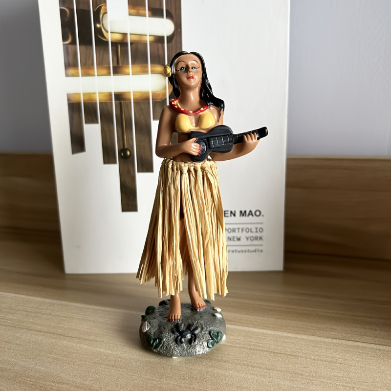 Nutikad Aafrika kitarrid käes Tantsiv tüdruk Hulatüdruk Kaunistused Käsitöö Autokaunistused