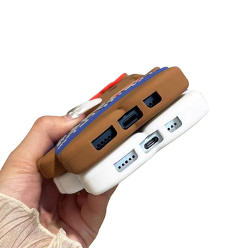 Piiriülene uus KT kassi telefoniümbris Apple 15ProMax iPhone 14 stereo 3D multifilm 13 armas 11