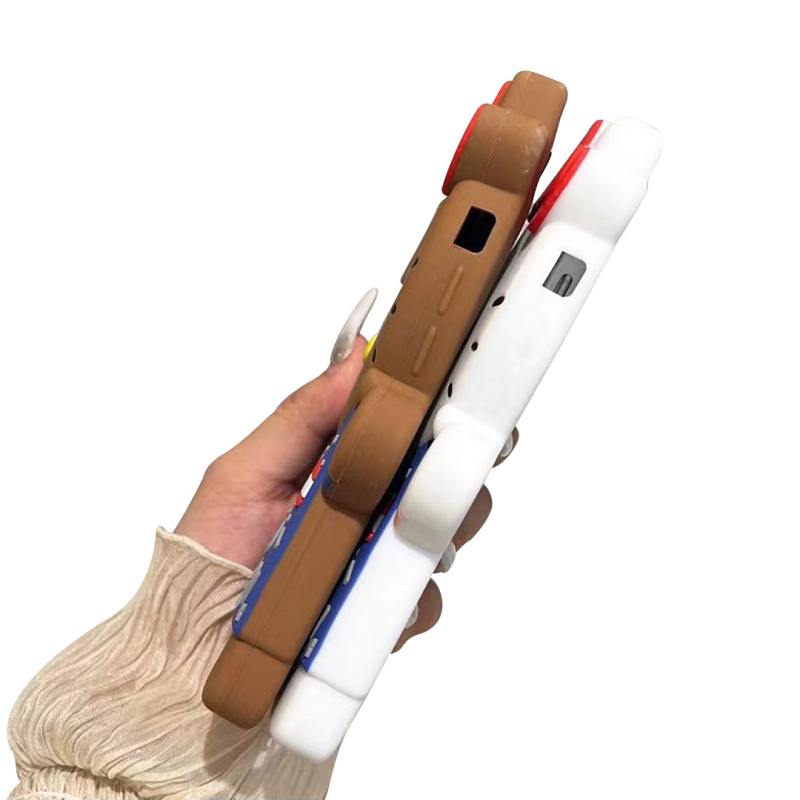 Piiriülene uus KT kassi telefoniümbris Apple 15ProMax iPhone 14 stereo 3D multifilm 13 armas 11