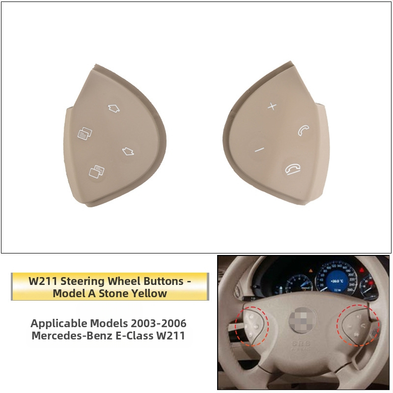 Sobib vanadele Mercedes-Benz E-klassi W211 roolinuppudele E200E260E300L multifunktsionaalsed roolinupud