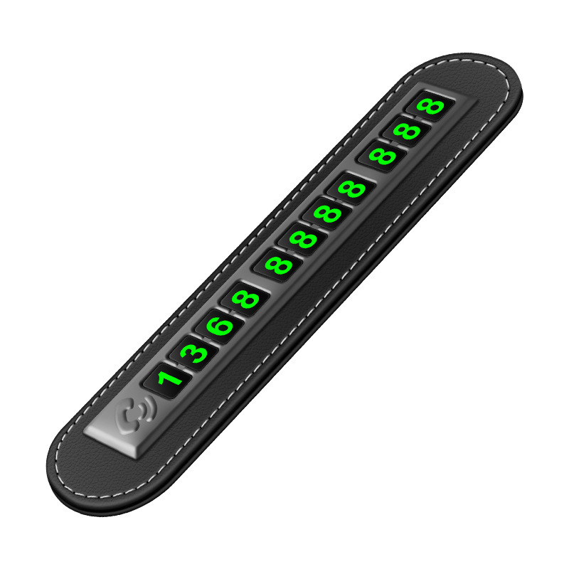 Ajutine parkimine numbrimärk digitaalsed kaunistused liiguta autot loominguline isiksus auto mobiiltelefon telefon liiguta numbrimärk auto