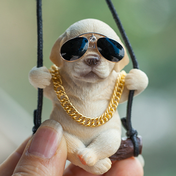 Swing Dog Car Viseći Kreativni Auto Privjesak Privjesak za Retrovizor Privjesak za Djevojčice Auto Dodaci Privjesak Auto Rab Slatki