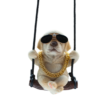 Swing Dog Car Viseći Kreativni Auto Privjesak Privjesak za Retrovizor Privjesak za Djevojčice Auto Dodaci Privjesak Auto Rab Slatki