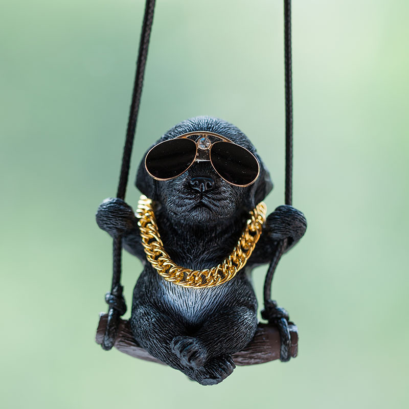 Swing Dog Car Viseći Kreativni Auto Privjesak Privjesak za Retrovizor Privjesak za Djevojčice Auto Dodaci Privjesak Auto Rab Slatki