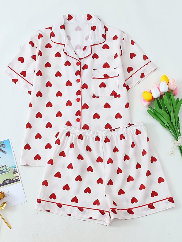 Piiriülene lahtine vabaaja kardigan-pidžaama, Euroopa ja Ameerika moedisain, mitmevärvilised trükitud lühikeste varrukatega lühikesed püksid, kaheosaline ülikond naistele