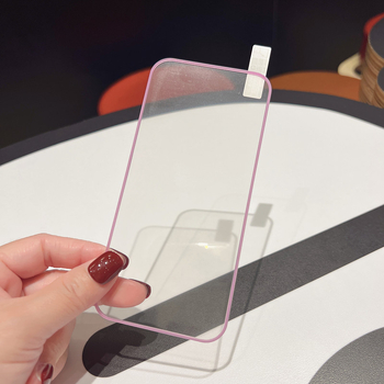 Gaismas pilna aizsargplēve Apple 17 Promax rūdītai plēvei iPhone 16 Airbag Edge 15 krāsainai plēvei 14 pilnekrāna 13 fluorescējošai aizsargplēvei