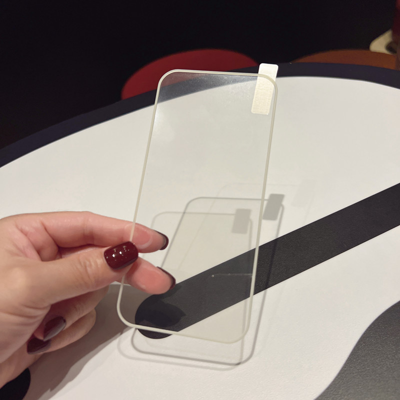 Gaismas pilna aizsargplēve Apple 17 Promax rūdītai plēvei iPhone 16 Airbag Edge 15 krāsainai plēvei 14 pilnekrāna 13 fluorescējošai aizsargplēvei