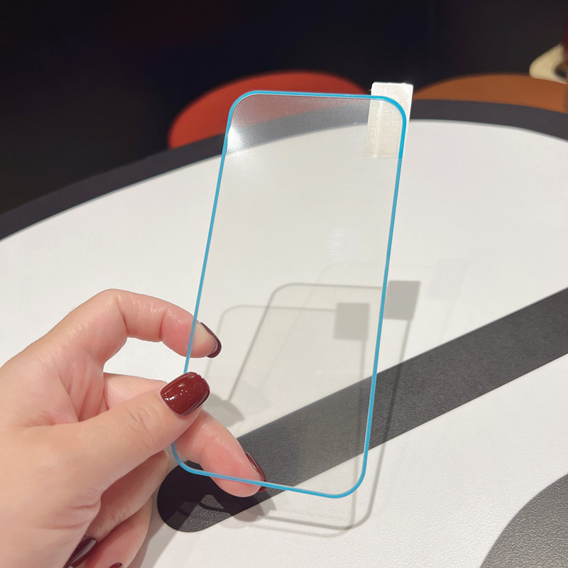 Gaismas pilna aizsargplēve Apple 17 Promax rūdītai plēvei iPhone 16 Airbag Edge 15 krāsainai plēvei 14 pilnekrāna 13 fluorescējošai aizsargplēvei