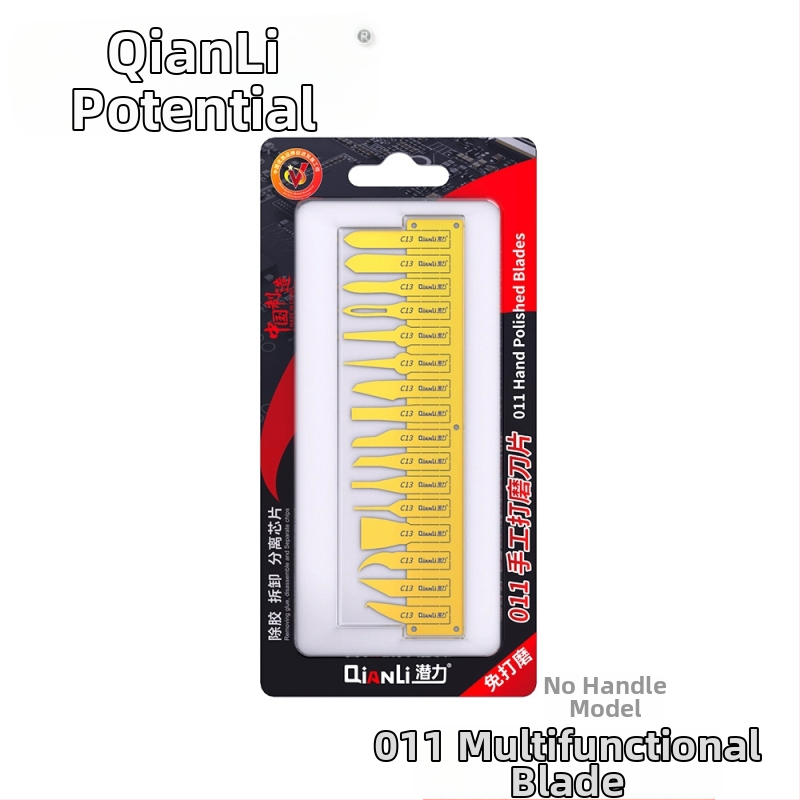 Potentsiaalselt uuenduslikud mobiiltelefonide remonditööriistad 007/008/009 Multifunktsionaalne ühe käepidemega professionaalne liimi eemaldamise terade komplekt