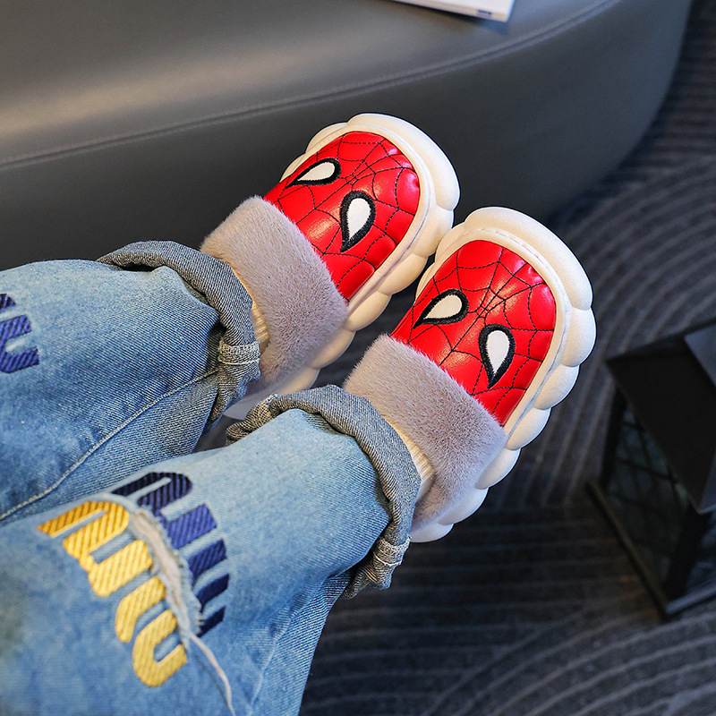 Laste puuvillased sussid, pehme tallaga, libisemisvastased, veekindlad, fliisvoodriga, paksendatud ja soojapidavad beebijalatsid