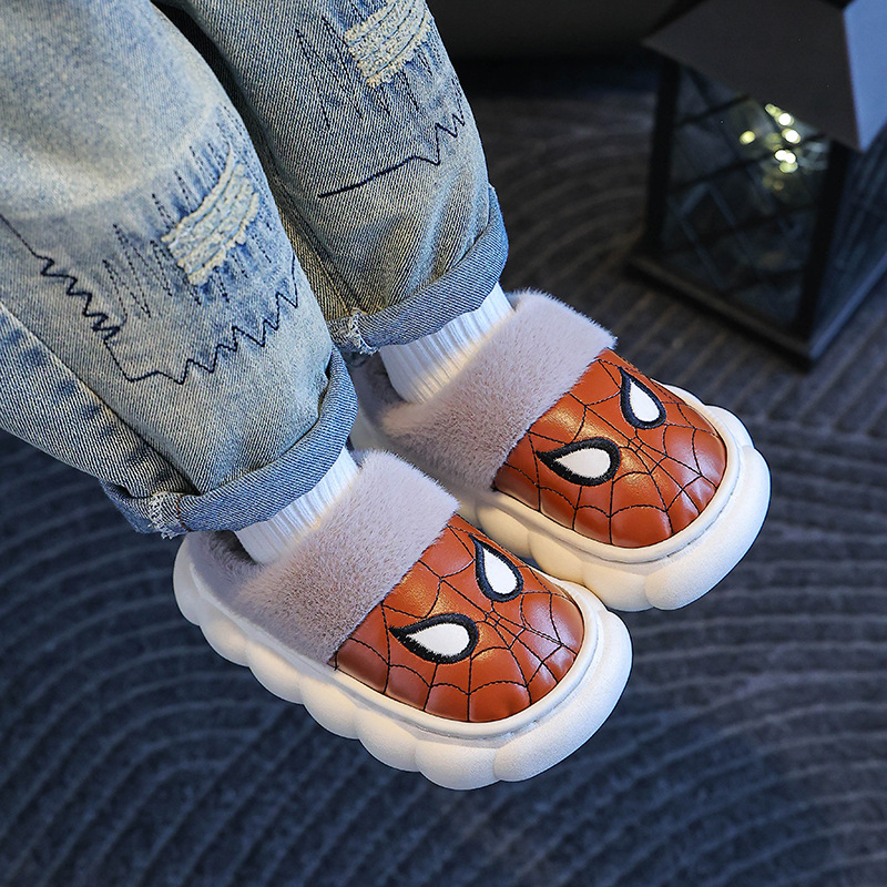 Laste puuvillased sussid, pehme tallaga, libisemisvastased, veekindlad, fliisvoodriga, paksendatud ja soojapidavad beebijalatsid