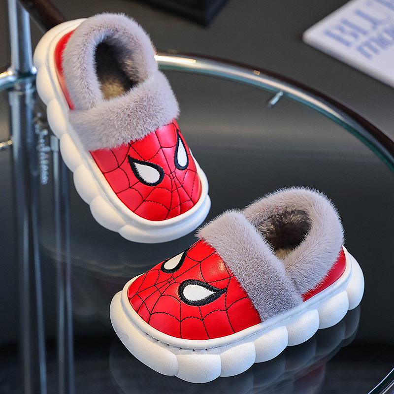 Laste puuvillased sussid, pehme tallaga, libisemisvastased, veekindlad, fliisvoodriga, paksendatud ja soojapidavad beebijalatsid