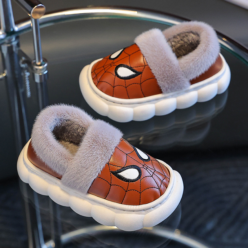 Laste puuvillased sussid, pehme tallaga, libisemisvastased, veekindlad, fliisvoodriga, paksendatud ja soojapidavad beebijalatsid