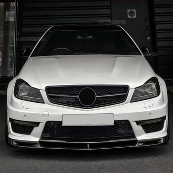 Sobib 2007-2014 Mercedes-Benz C-klassi W204 modifitseeritud keskmisele võrgule GT vertikaalribale Gymnopus AMG esivõrele
