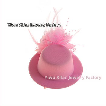 Amazoni Xiyin Temu enimmüüdud juuksenõeladega juukseaksessuaarid, uued sulgedest lilledega laste mütsid, tantsuetenduse peakatted