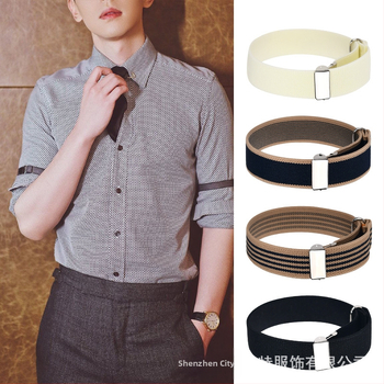 Meeste särgi varrukad, lühendatud artefaktidega varruka kätised, Euroopa ja Ameerika retrohõngulised fikseeritud uhked baarmeni baarisärgid, libisemisvastane rõngas