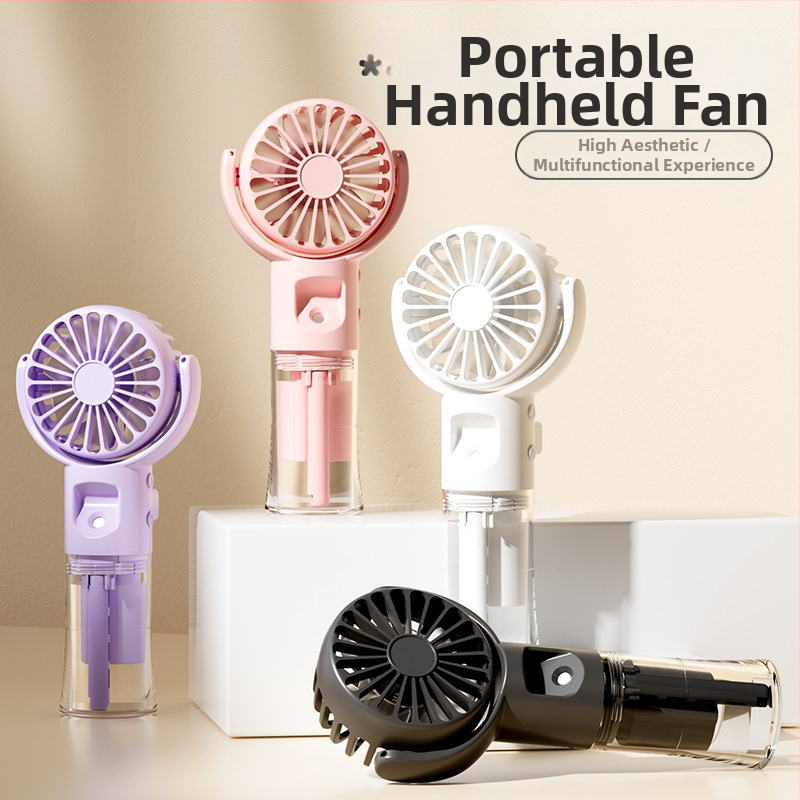 Originaalne tehase otsetarne näidis F3 seeria pihustusventilaator kontorilaua klambriga ventilaator niisutava vee käeshoitav ventilaator