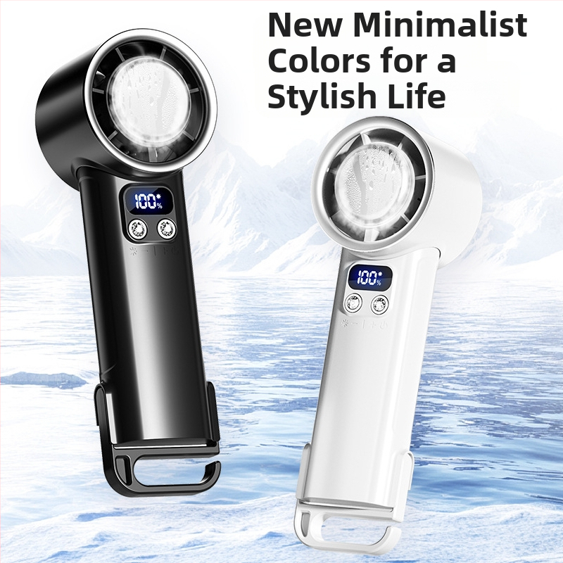 Originaalne tehase otsetarne näidis F3 seeria pihustusventilaator kontorilaua klambriga ventilaator niisutava vee käeshoitav ventilaator