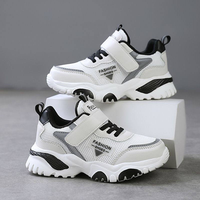 Mergaičių sportbačiai 2024 m. pavasariui ir rudeniui, nauji pradinės mokyklos mokinių bėgimo bateliai, vidutinio ir didelio dydžio vaikams, odiniai, vandeniui atsparūs mergaičių vaikiški batai