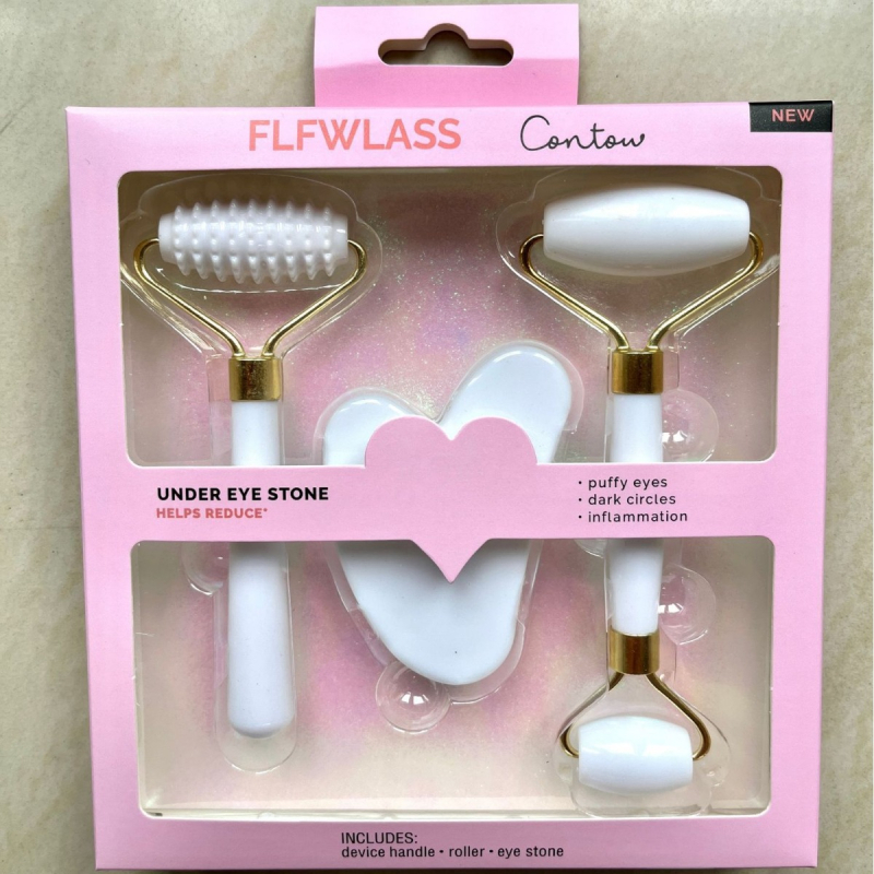 Vaigurull-massaažipulkade komplekt rohelise Phoenixi jade kahepeaga massaažiseade, käeshoitav torkiva peaga iluseade, kingitus tervisemassaažile