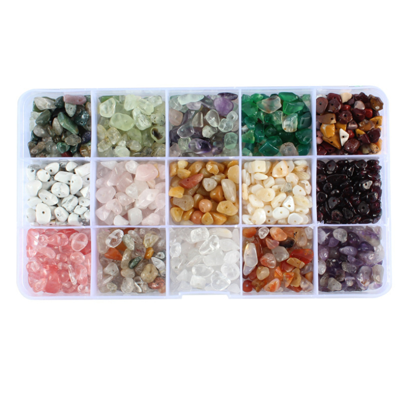 TEMU Amazoni kuum müük 15 siga looduslikust kruusast karbis ebakorrapärase kujuga isetegemise ehete aksessuaarid ülikonna ehete aksessuaarid