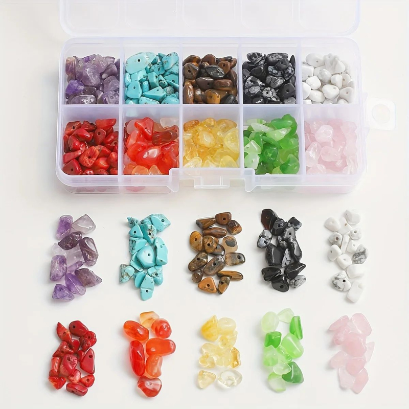 TEMU Amazoni kuum müük 15 siga looduslikust kruusast karbis ebakorrapärase kujuga isetegemise ehete aksessuaarid ülikonna ehete aksessuaarid