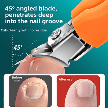 Laos laia avaga küünetangid küünesoonte jaoks, nurga all olevad pritsmekindlad teravatipulised küünetangid, maniküüri küünekäärid