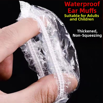 Vienkartinės ausinės Vandeniui atsparios ausų skylutės Maudymasis Plaukų plovimas Ausinės Plaukų gydymas Plaukų dažymas Suaugusiųjų ausinės Vandeniui atsparus šampūnas