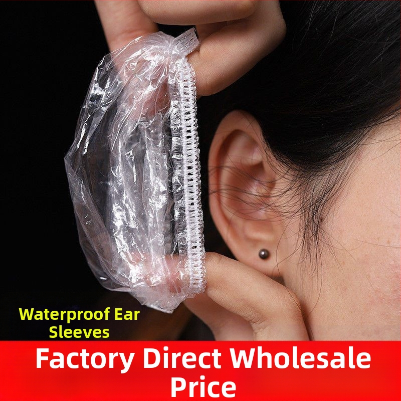 Vienkartinės ausinės Vandeniui atsparios ausų skylutės Maudymasis Plaukų plovimas Ausinės Plaukų gydymas Plaukų dažymas Suaugusiųjų ausinės Vandeniui atsparus šampūnas