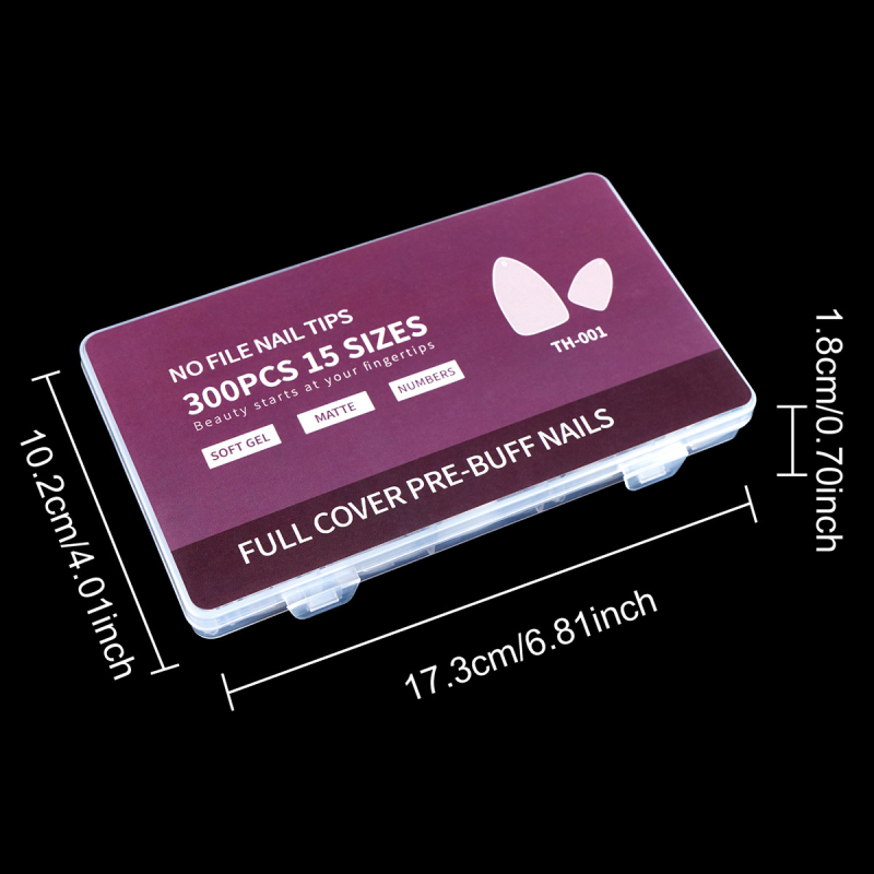 Amazoni ülilühikesed jäätunud maniküüri küüned, üliõhukesed jäljendita veepiisakujulised mandlikujulised graveeringuta kunstküüned